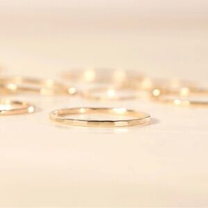Catbird 14k Solid Gold Stacking Ring